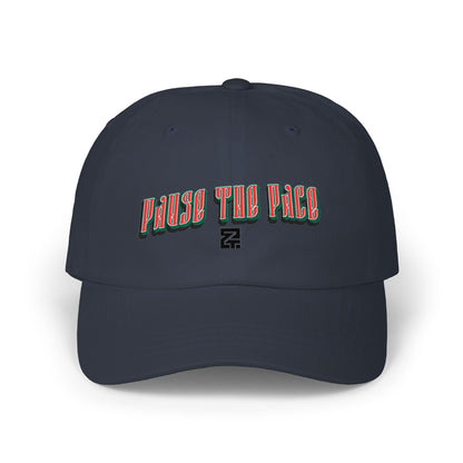 Dad Cap — "Pause the Pace" Embroidered Baseball Hat