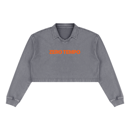 Women’s Vintage Wash Crop Sweatshirt