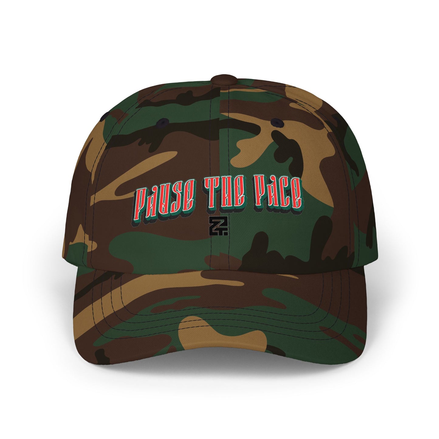 Dad Cap — "Pause the Pace" Embroidered Baseball Hat