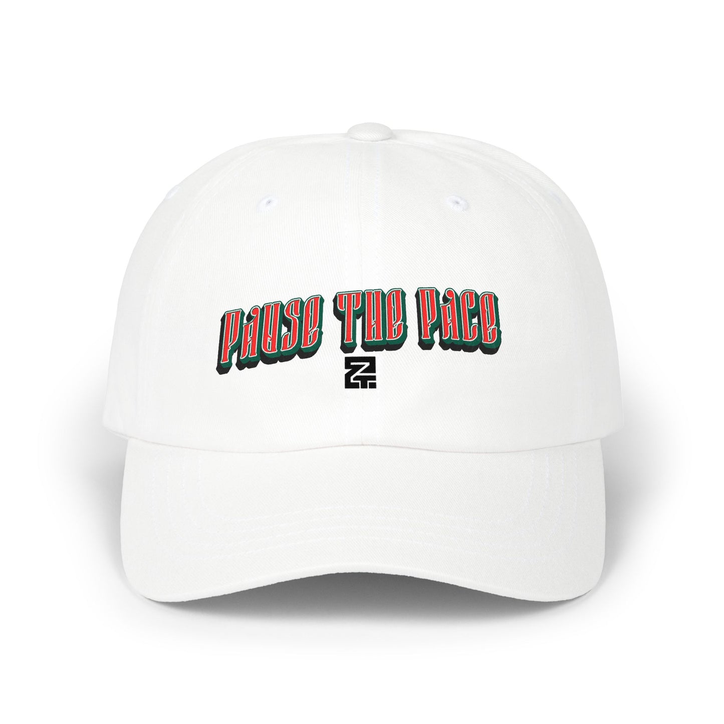 Dad Cap — "Pause the Pace" Embroidered Baseball Hat