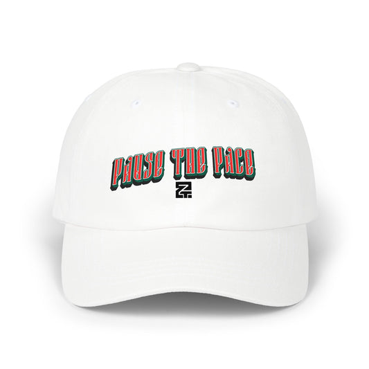 Dad Cap — "Pause the Pace" Embroidered Baseball Hat