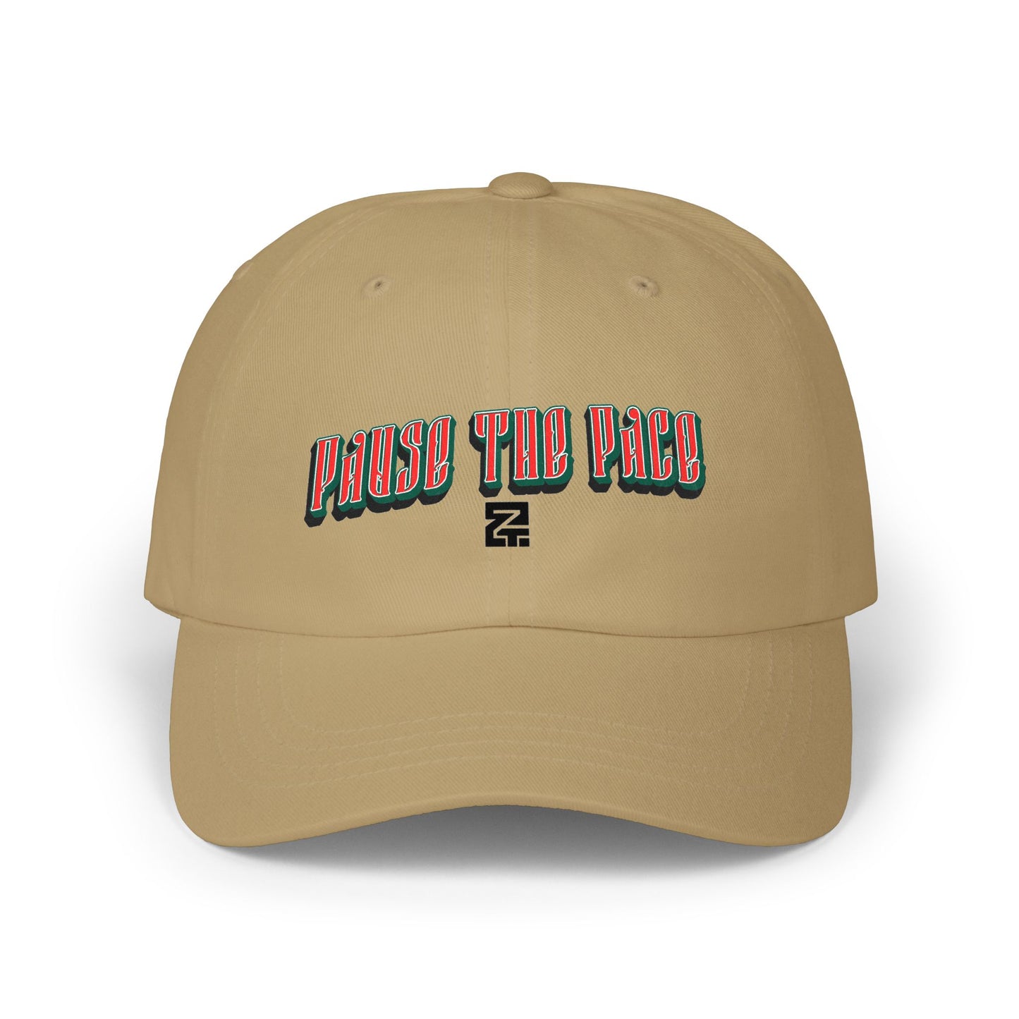 Dad Cap — "Pause the Pace" Embroidered Baseball Hat