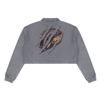 Women’s Vintage Wash Crop Sweatshirt