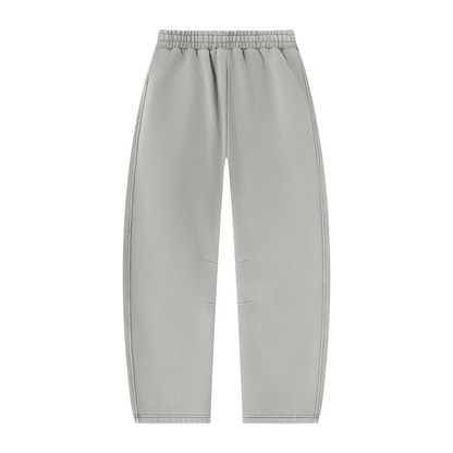 Unisex Vintage Wash Barrel Leg Fleece Sweatpants