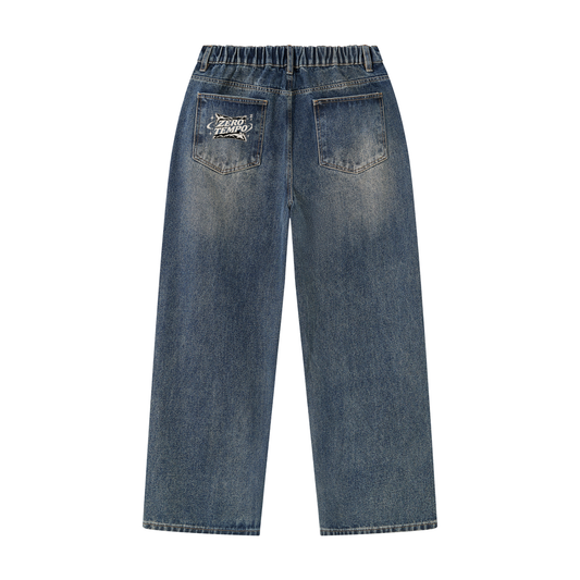 Men's Vintage Wash Denim Jeans
