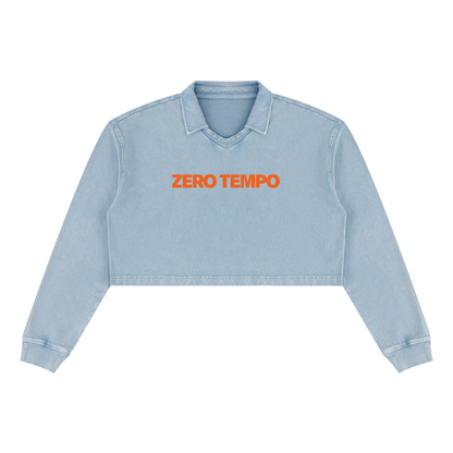 Women’s Vintage Wash Crop Sweatshirt