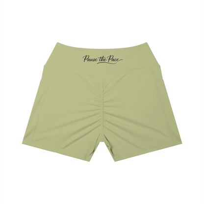 Women’s High Rise Pocket Yoga Shorts