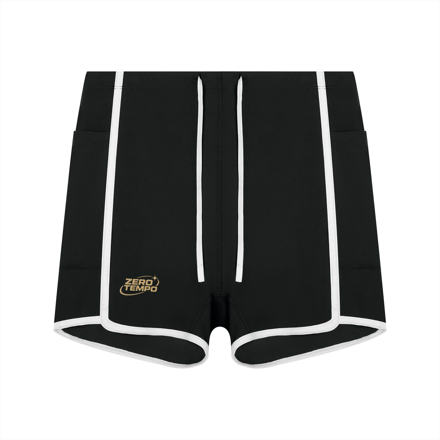 Women's High Rise Color Block Yoga Shorts