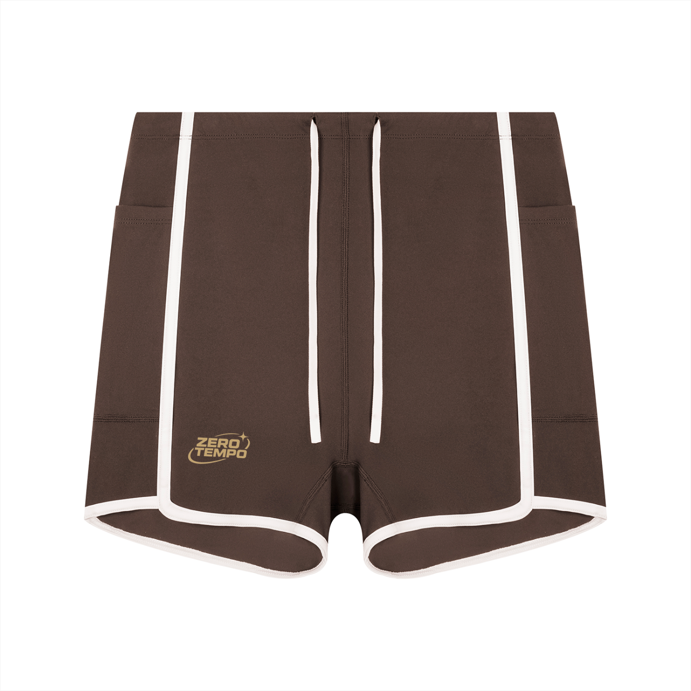 Women's High Rise Color Block Yoga Shorts