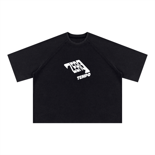 Unisex Mineral Wash Boxy Waffle T-Shirt