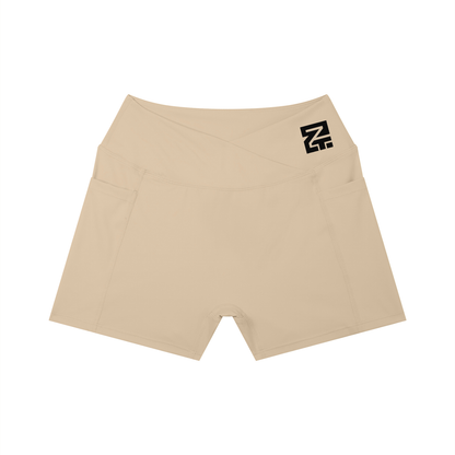 Women’s High Rise Pocket Yoga Shorts