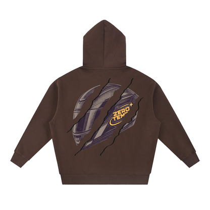 Essential Oversized Boxy Fit Fleece Hoodie