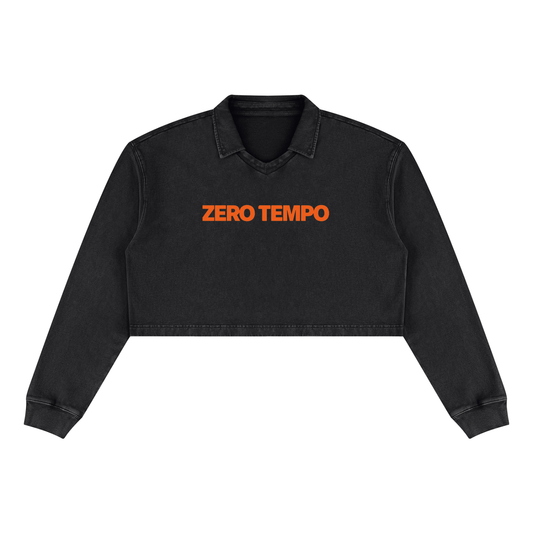 Women’s Vintage Wash Crop Sweatshirt