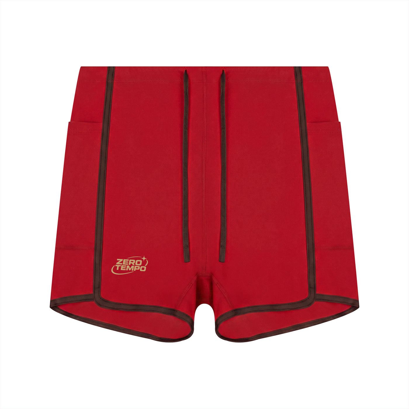 Women's High Rise Color Block Yoga Shorts